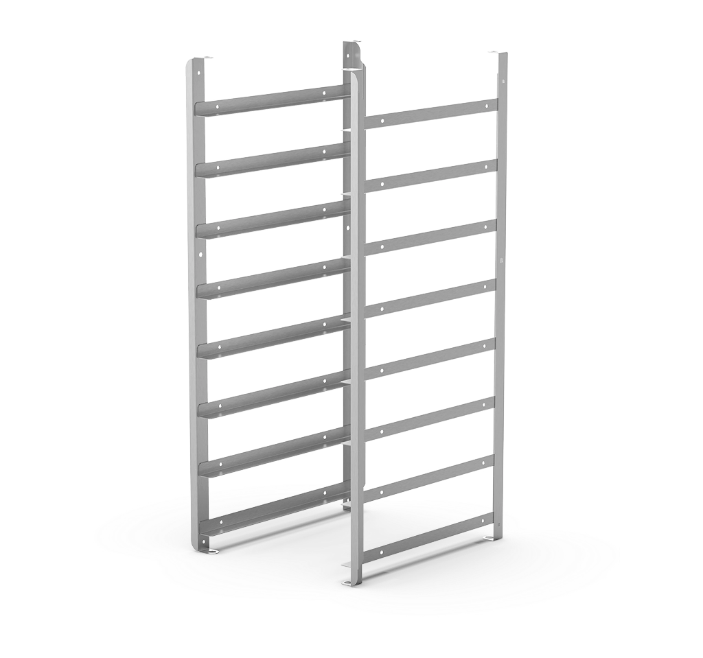 Unox XUC154 Lateral supports 8 trays - 94 mm pitch