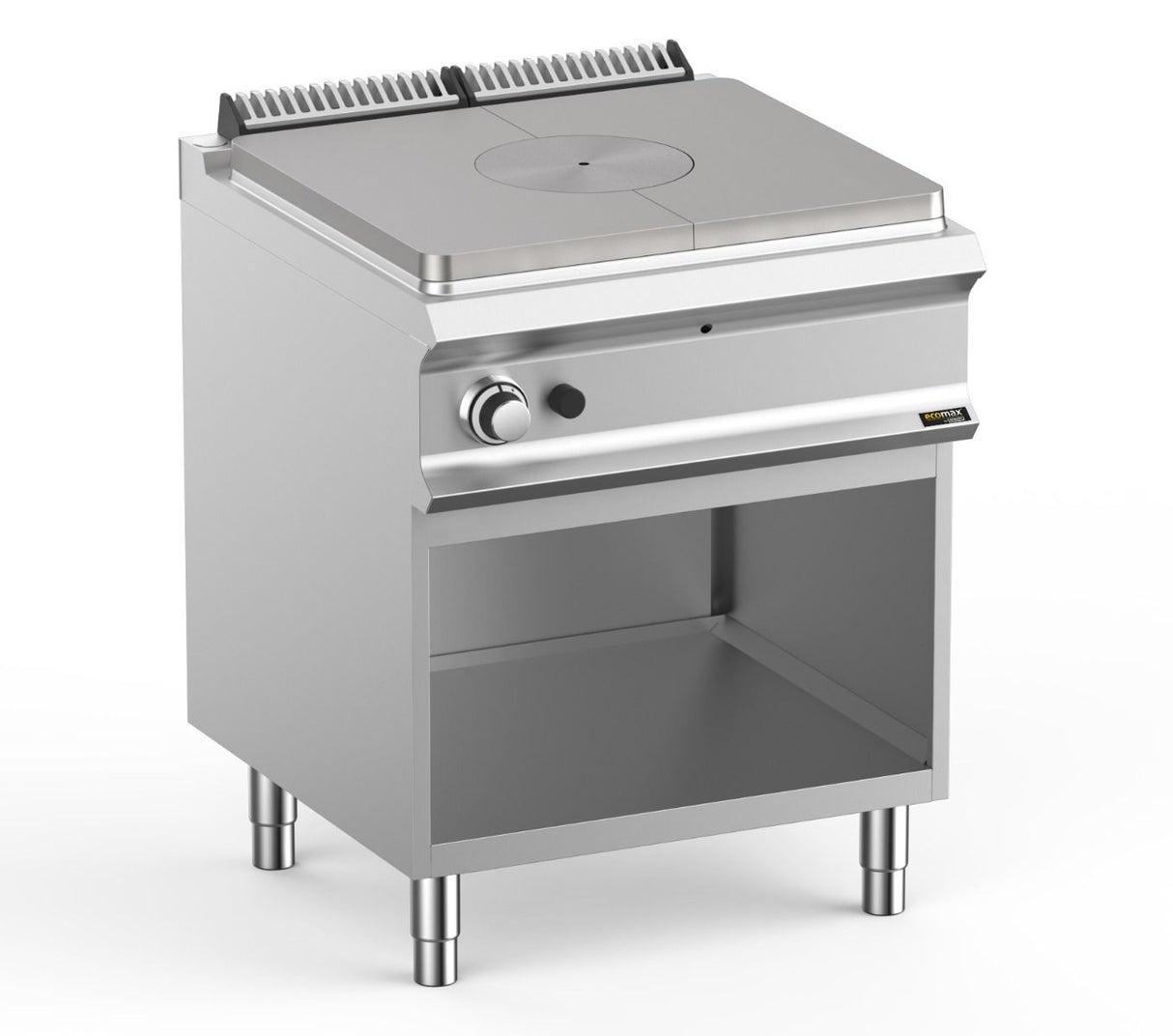 Hobart Ecomax HETPG77A Solid Top Hub on Open Cupboard