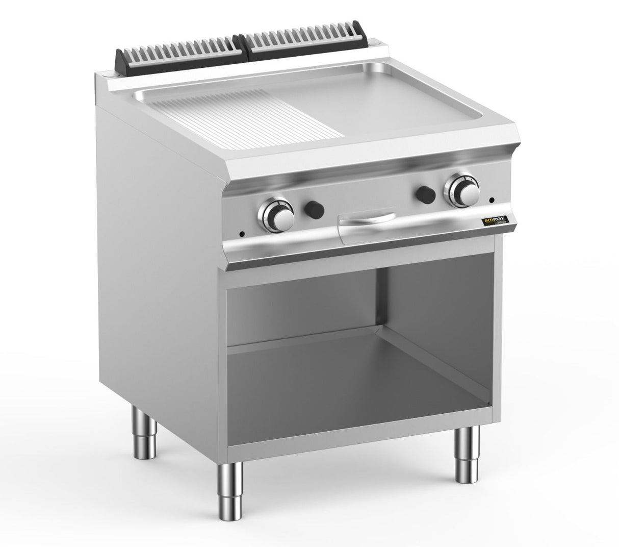 Hobart Ecomax HEFTBG77ALR 1/2 Smooth & 1/2 Ribbed Griddle