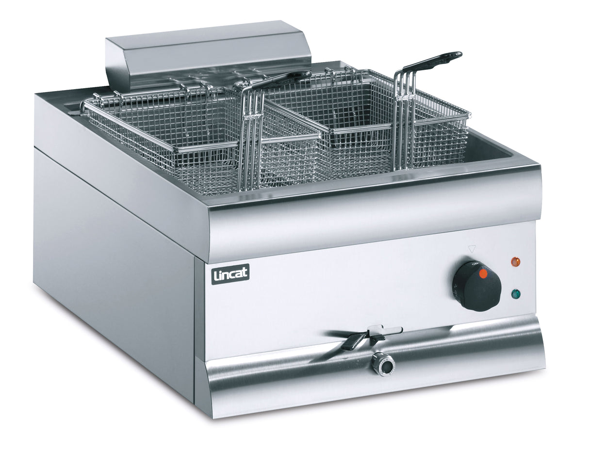 Lincat Silverlink 600 Electric Counter-top Single Tank Fryer - 2 Baskets - W 450 mm - 9.0 kW