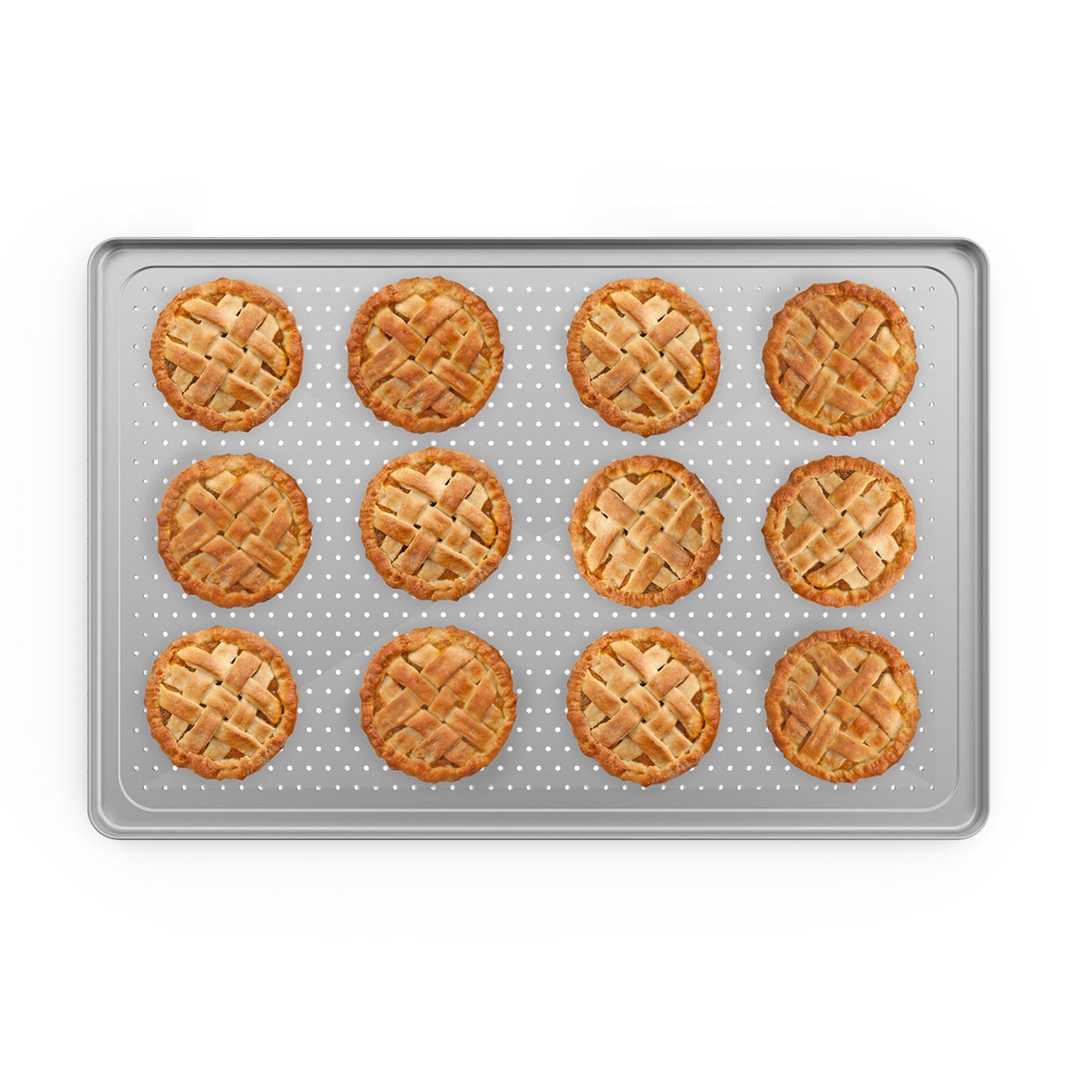 TG410 PERFORATED ALUMINIUM TRAY 600X400