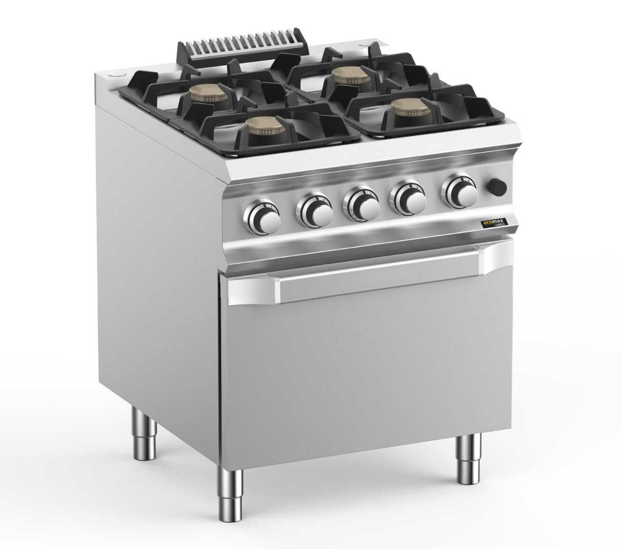 Hobart Ecomax HEFB77FGXL 4 Burner Hob with Oven