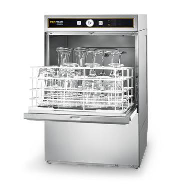 Hobart Ecomax G404S-12C 400mm Basket Commercial Compact Glasswasher With Integrated Softener