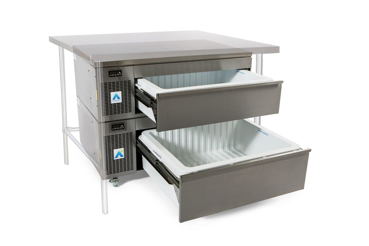 Adande AAS2/CW Combo two drawer under counter side engine - solid worktop
