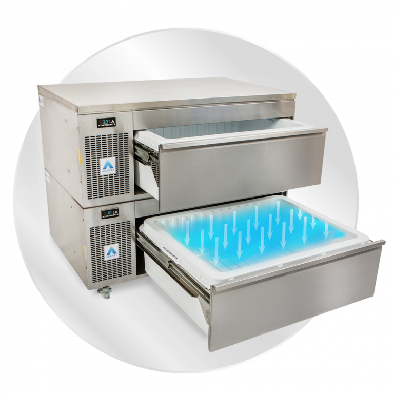 Adande AVS2/CT Combo two drawer under-counter side engine