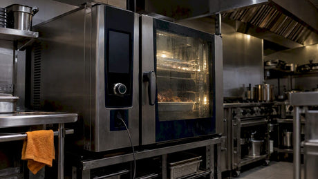 Rational iCombi Pro running an overnight cook