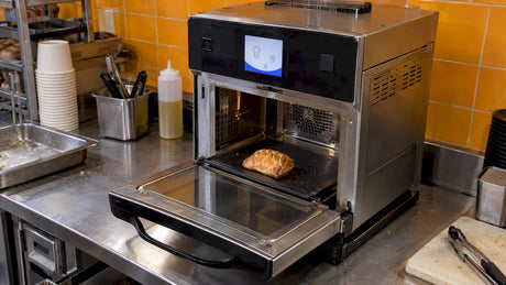 Merrychef eikon e1s at a deli counter