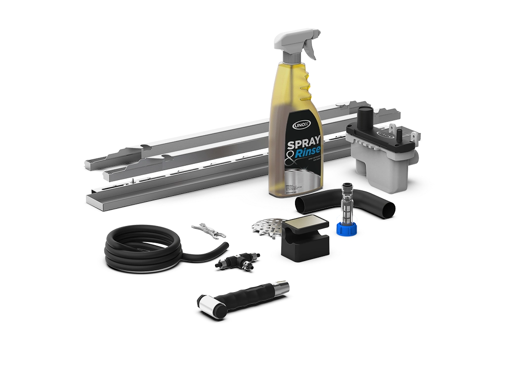 Unox Oven first-installation kit with manual shower