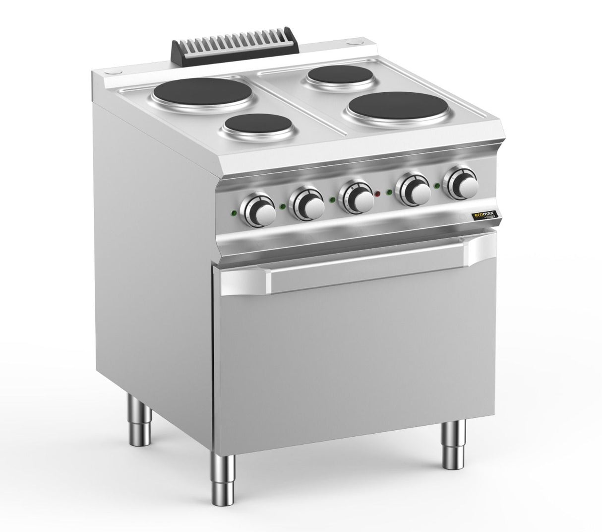 Hobart Ecomax HEPR77FE 4 Round Plate Hob with Electric Oven