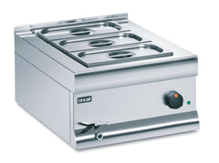 Lincat Silverlink 600 Electric Counter-top Bain Marie - Wet Heat - Gastronorms - Base + Dish Pack - W 450 mm - 1.0 kW