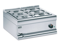 Lincat Silverlink 600 Electric Counter-top Bain Marie - Wet Heat - Gastronorms - Base + Dish Pack - W 600 mm - 2.0 kW