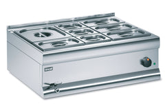 Lincat Silverlink 600 Electric Counter-top Bain Marie - Wet Heat - Gastronorms - Base + Dish Pack - W 750 mm - 2.0 kW