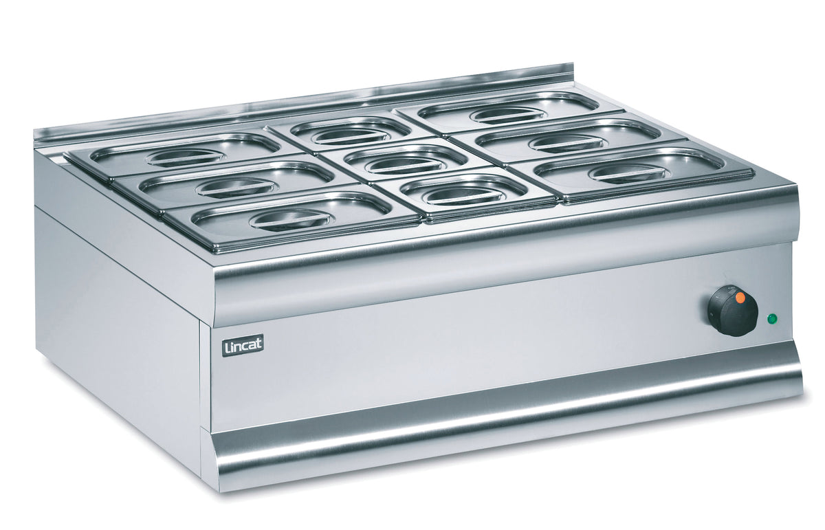 Lincat Silverlink 600 Electric Counter-top Bain Marie - Dry Heat - Gastronorms - Base + Dish Pack - W 750 mm - 1.0 kW