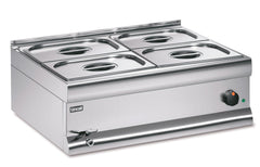 Lincat Silverlink 600 Electric Counter-top Bain Marie - Wet Heat - Gastronorms - Base + Dish Pack - W 750 mm - 2.0 kW