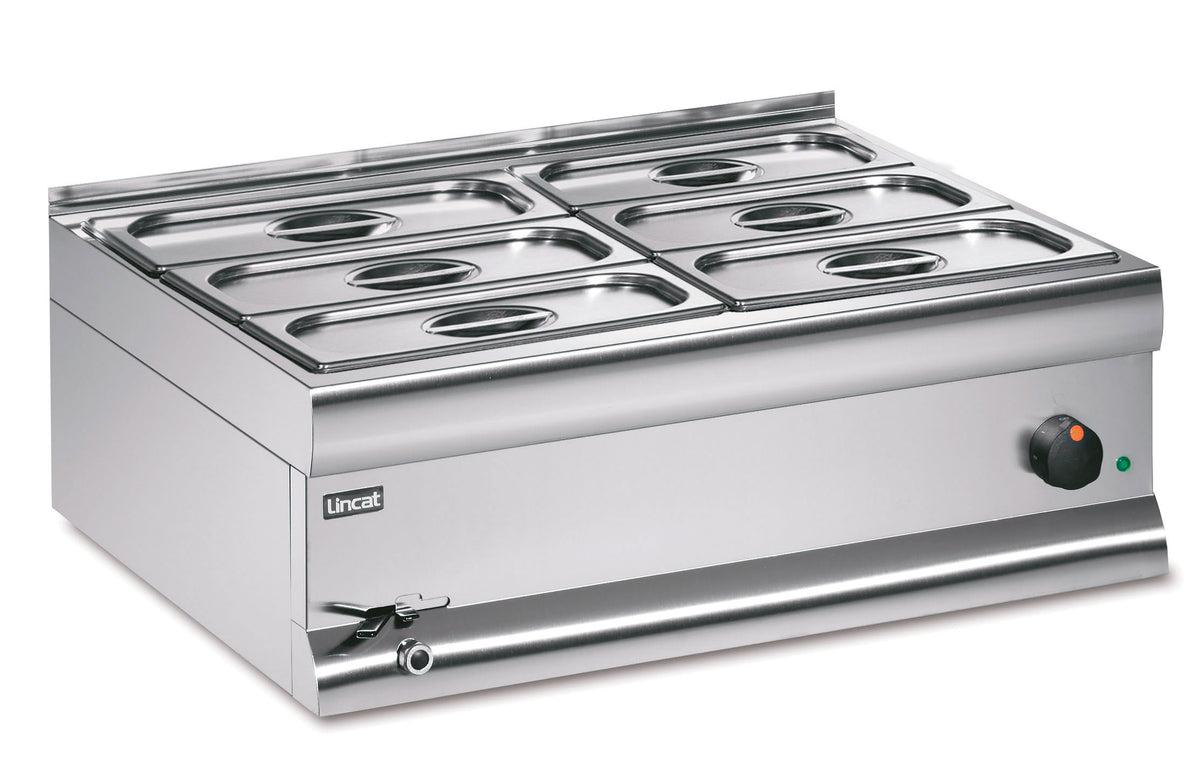 Lincat Silverlink 600 Electric Counter-top Bain Marie - Wet Heat - Gastronorms - Base + Dish Pack - W 750 mm - 2.0 kW