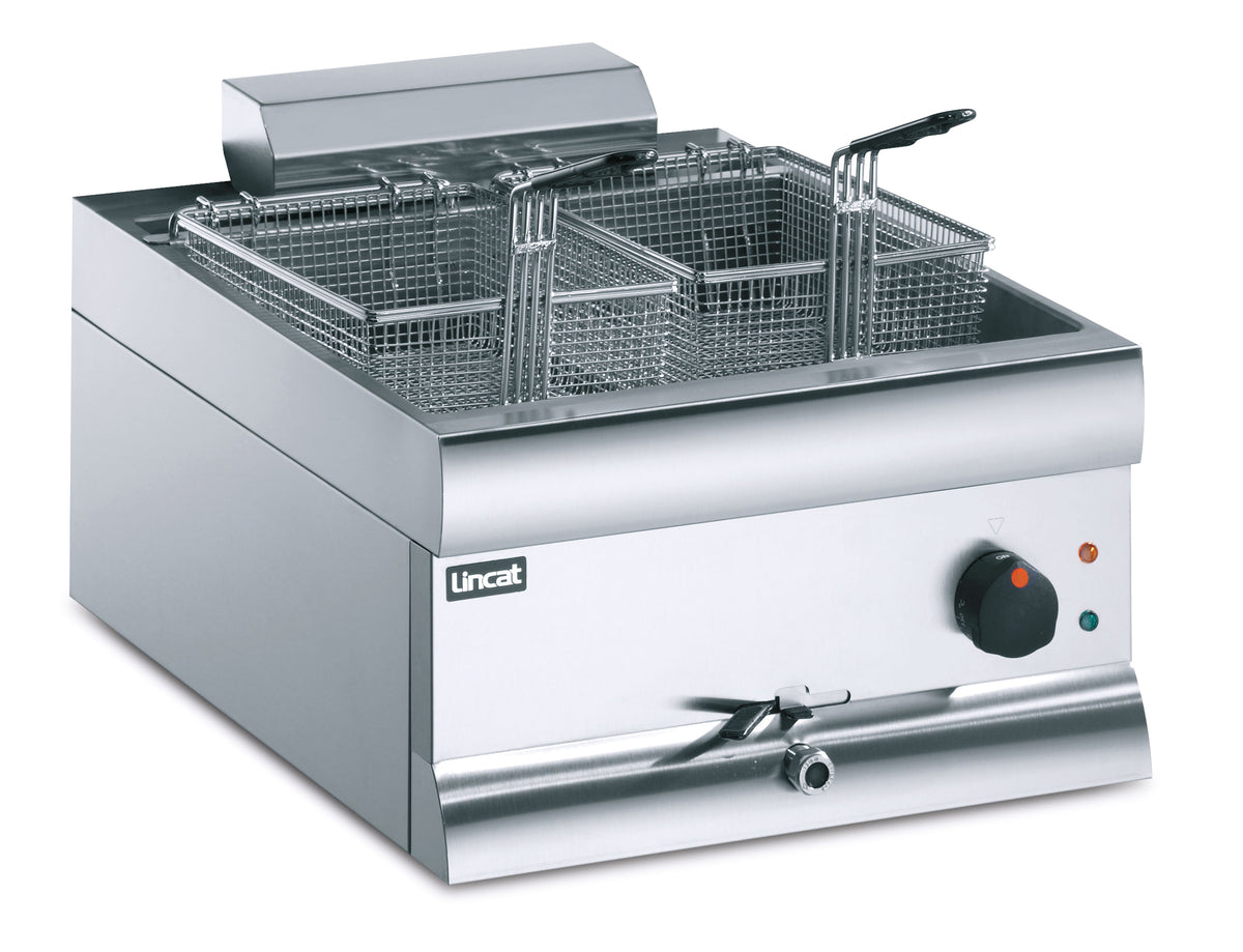 Lincat Silverlink 600 Electric Counter-top Single Tank Fryer - 2 Baskets - W 450 mm - 6.0 kW