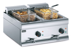 Lincat DF612 - Silverlink Electric Counter-top Twin Tank Fryer