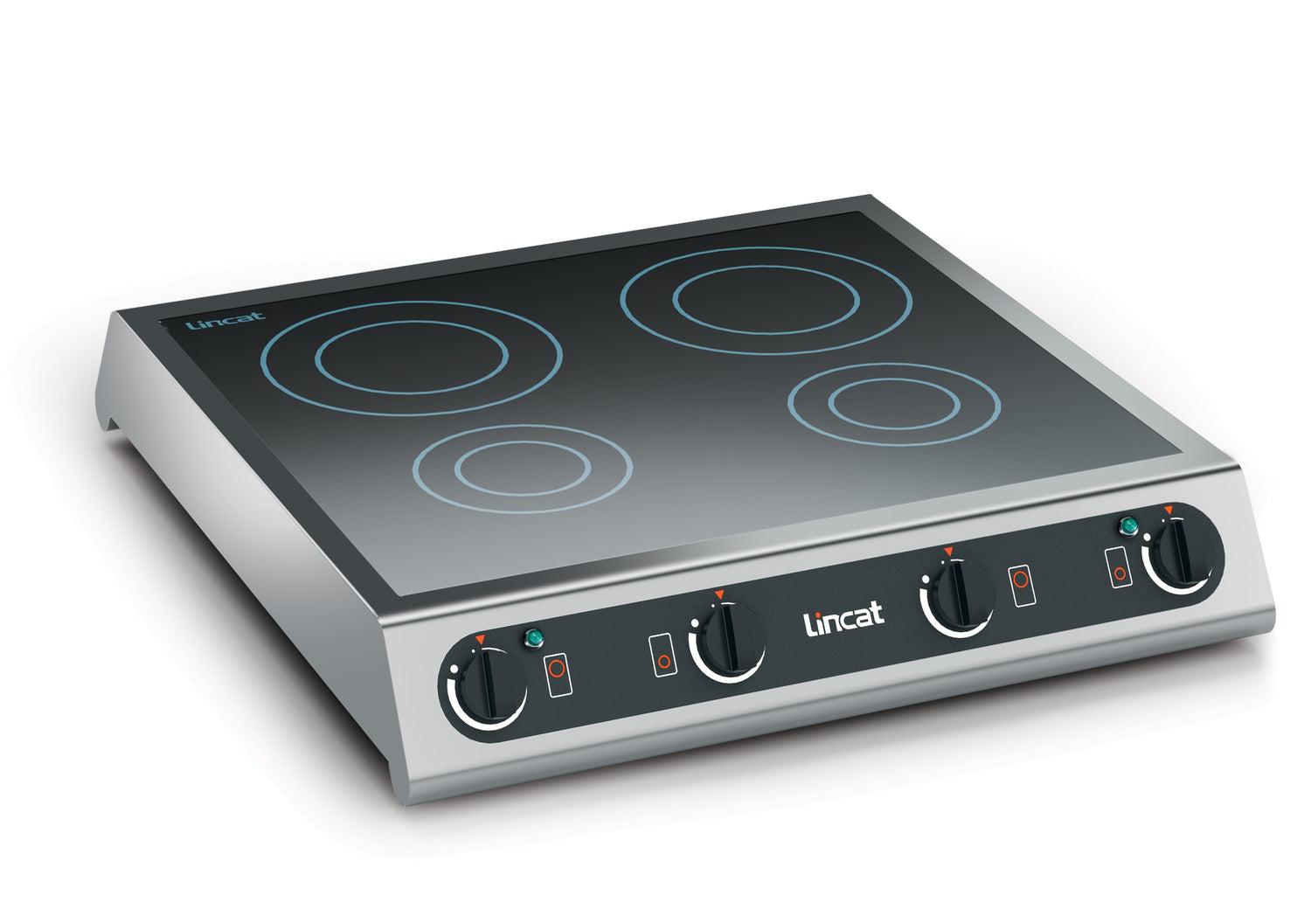 Lincat Electric Counter-top Induction Hob - 4 Zones - W 600 mm - 2 x 3.0 kW
