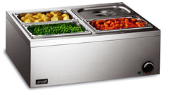 Lincat Lynx 400 Electric Counter-top Bain Marie - Wet Heat - inc. 4 x 1/4 GN Dishes - W 565 mm - 0.5 kW