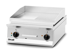 Lincat Opus 800 Electric Counter-top Griddle - Ribbed Plate - W 600 mm - 8.0 kW