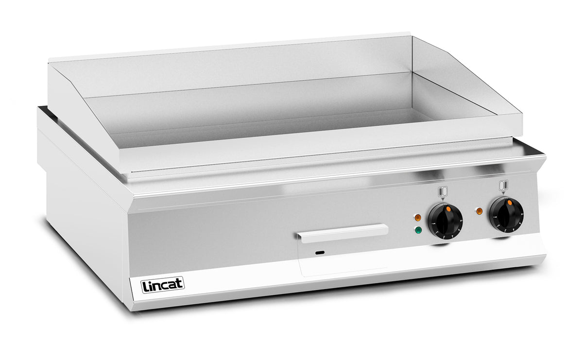 Lincat Opus 800 Electric Counter-top Griddle - Chrome Plate - W 900 mm - 12.0 kW