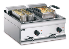 Lincat Silverlink 600 Electric Counter-top Pasta Cooker - Twin Tank - W 600 mm - 2 x 3.0 kW