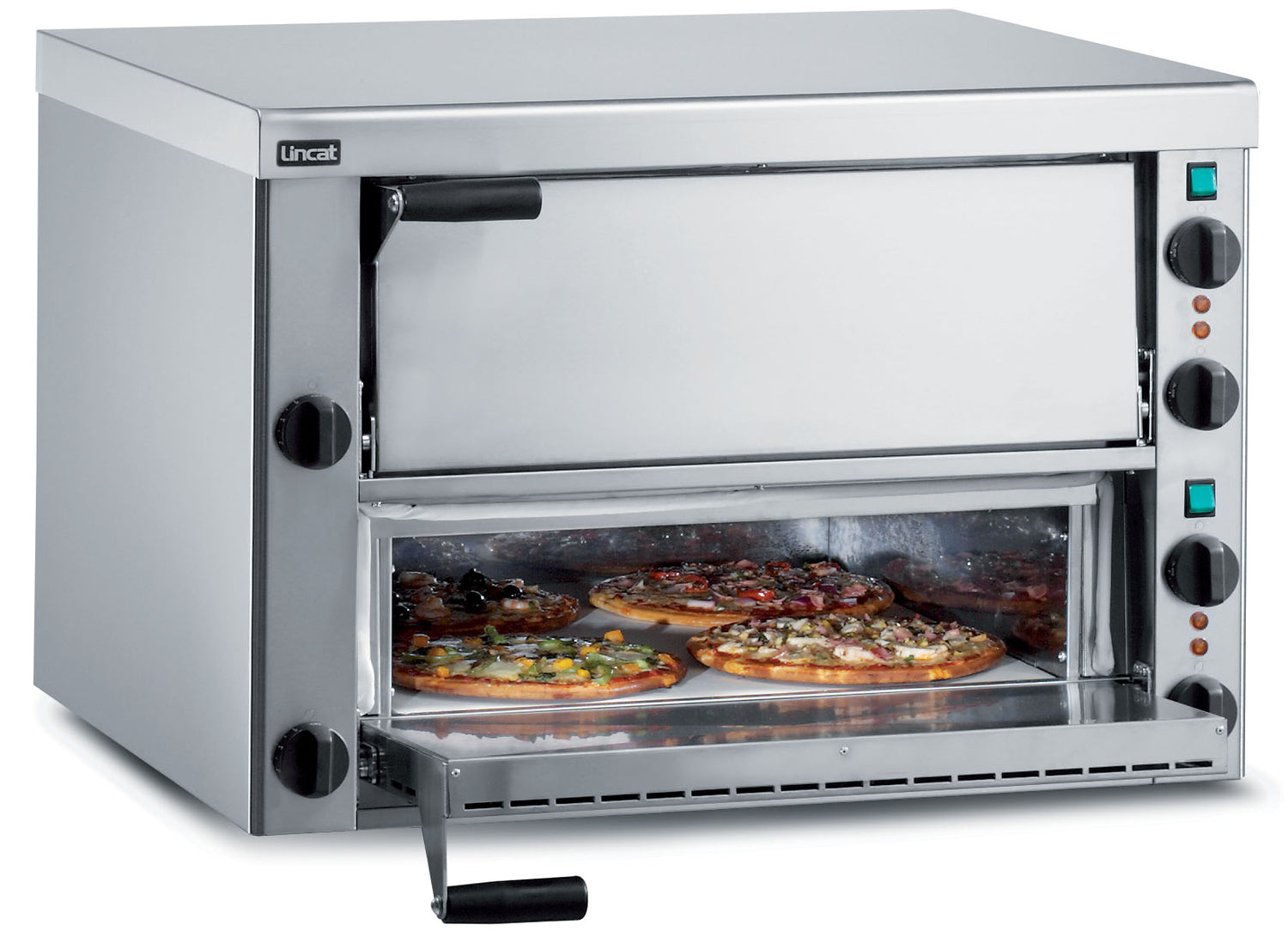 Lincat Electric Counter-top Pizza Oven - Twin-Deck - W 810 mm - 5.7 kW