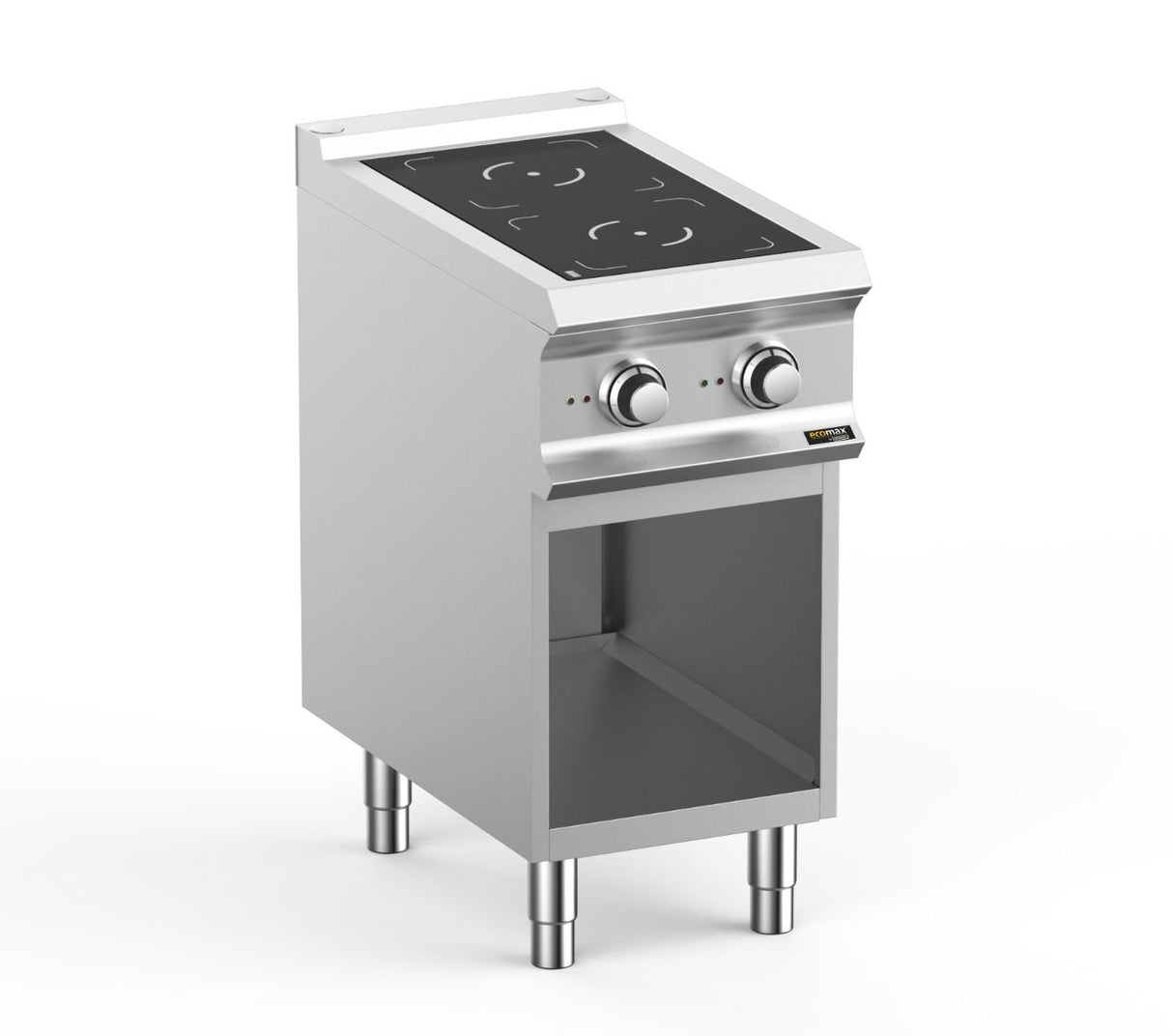 Hobart Ecomax HEIN74A 2 Plate Induction Hob on Open Cupboard