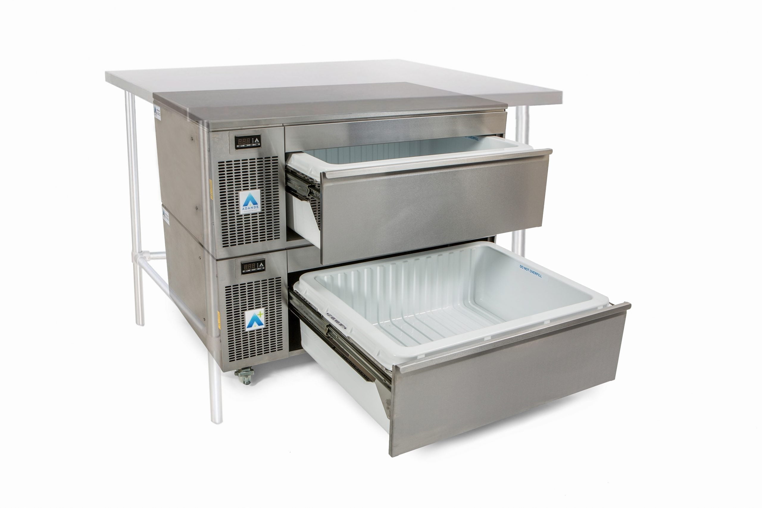 Adande SAS2/CW Combo two drawer under counter side engine - solid worktop